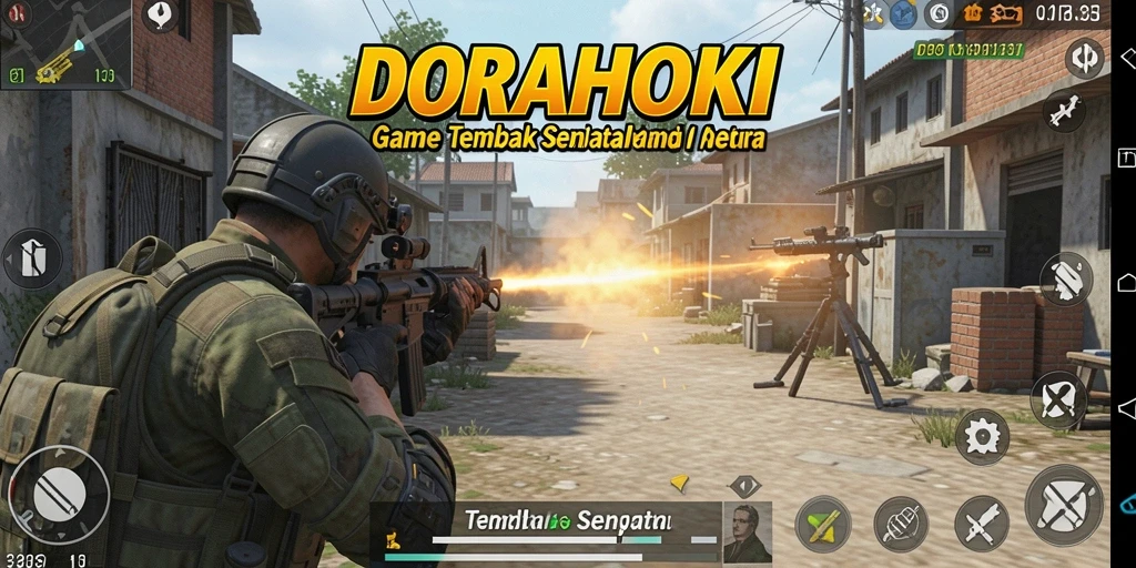 Tampilan antarmuka DORAHOKI yang menarik dan fungsional.