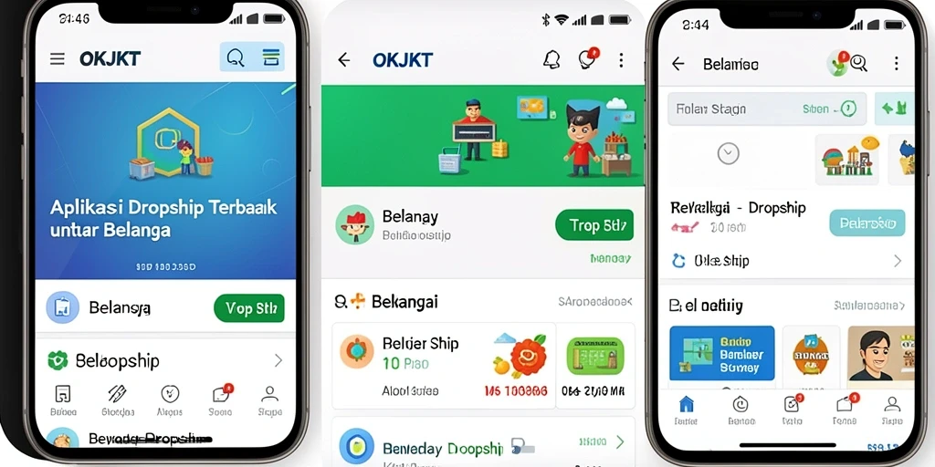 Antarmuka pengguna OKJKT yang menarik dan fungsional.
